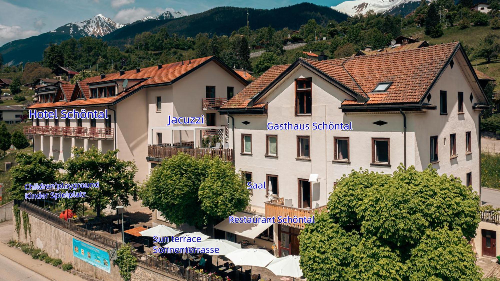 Hotel Schoental Filisur Extérieur photo